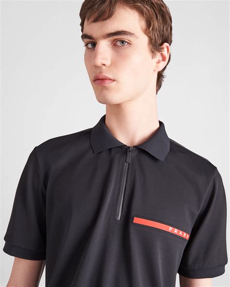 prada men's polo t shirt|prada polos for men.